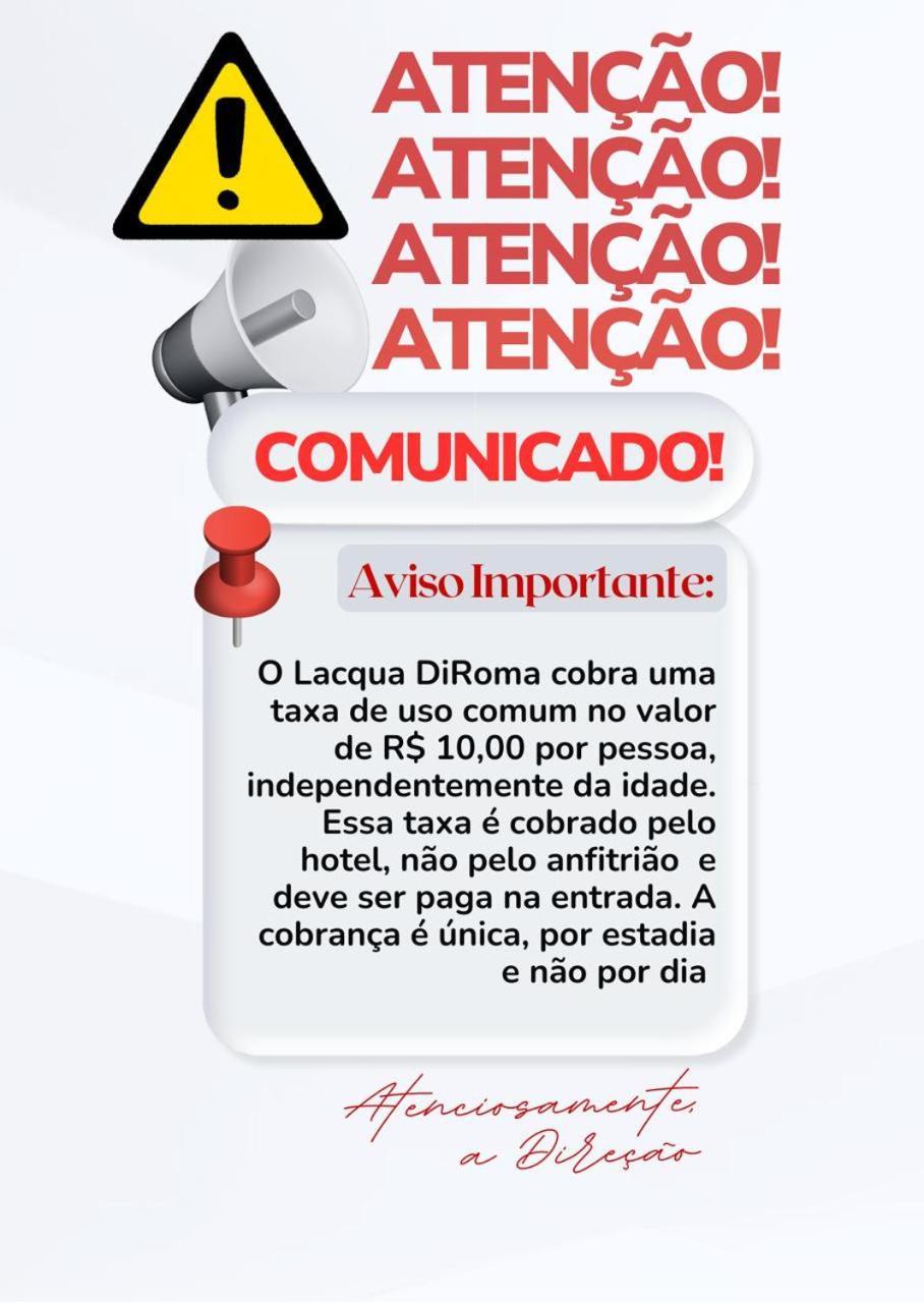 Apto Completo Com Parque Aquatico 24 Lacqua Diroma * Caldas Novas